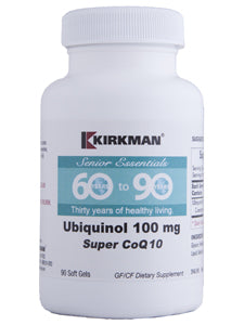 60 to 90 Ubiquinol by Kirkman Labs 100 mg Super CoQ10 90 SOFTGELS