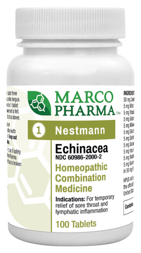Echinacea Homeopathic Tablets by Marco Pharma 100 tablets
