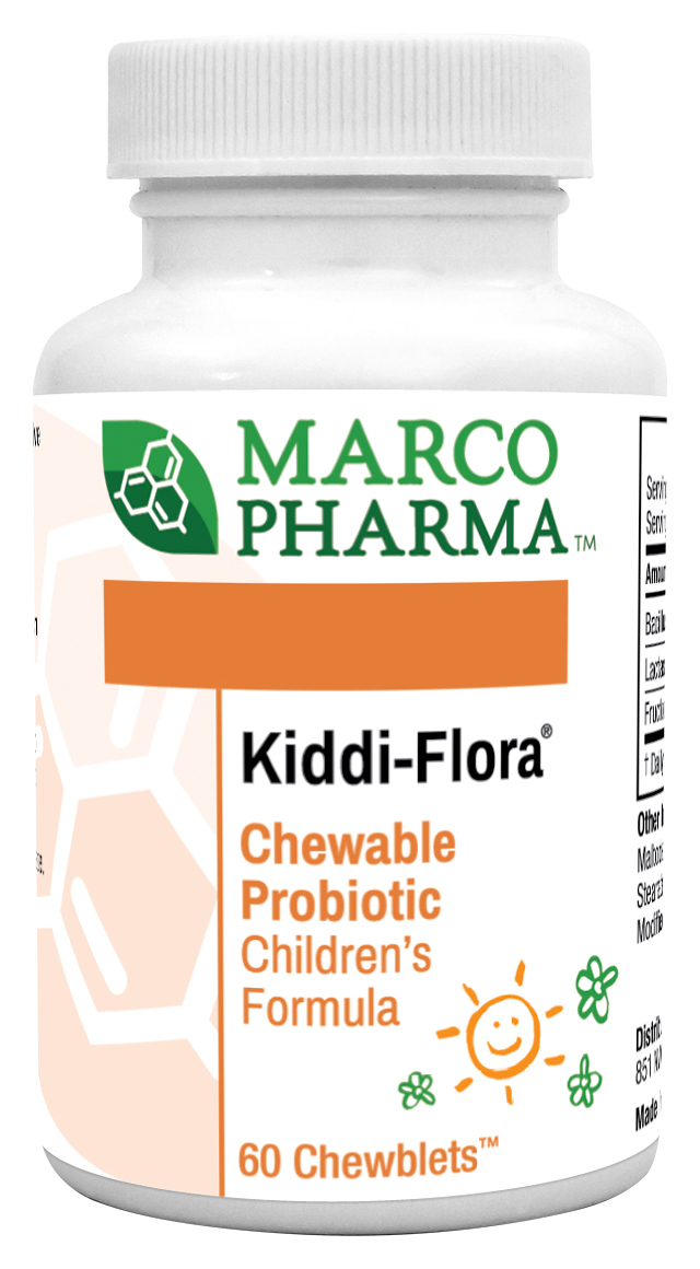 Kiddi-Flora Chewable Probiotics by Marco Pharma 60 Tablets