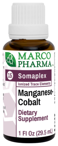Manganese-Cobalt No. 15 Somaplex by Marco Pharma  29.5 ml (1 oz)