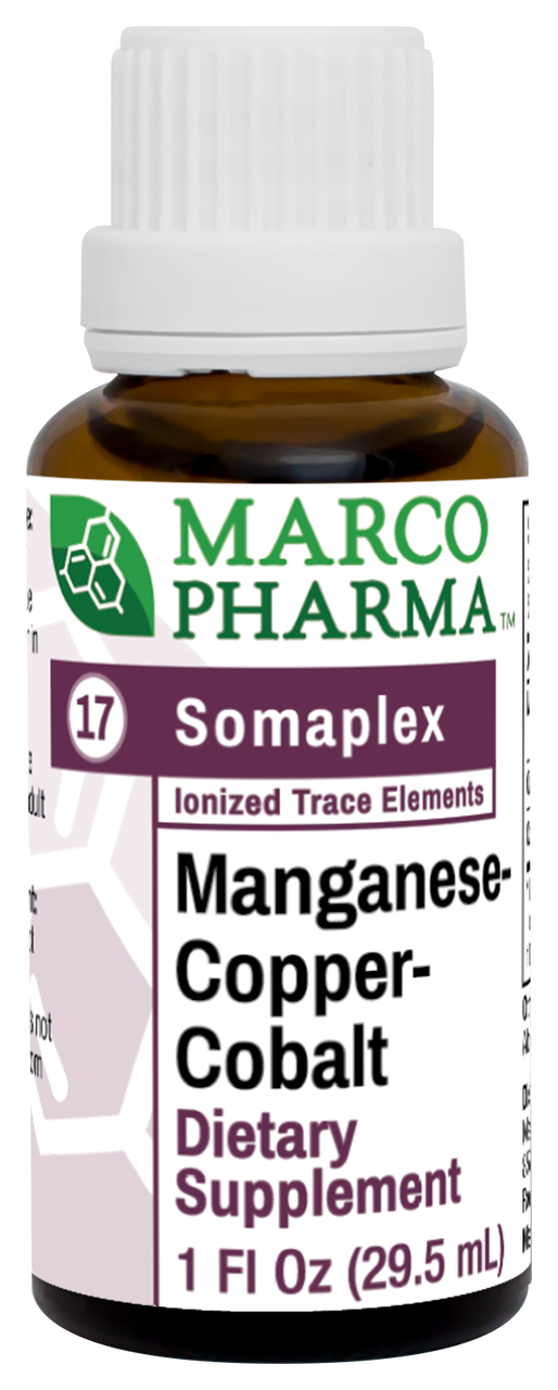 Manganese Copper Cobalt Somaplex No. 17 by Marco Pharma 1 oz (29.5 ml)