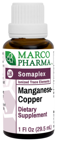 Manganese-Copper Somaplex by Marco Pharma  1 oz (29.5 ml)