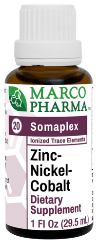 Zinc-Nickel-Colbalt No. 20 Somaplex by Marco Pharma  1 oz (29.5 ml)