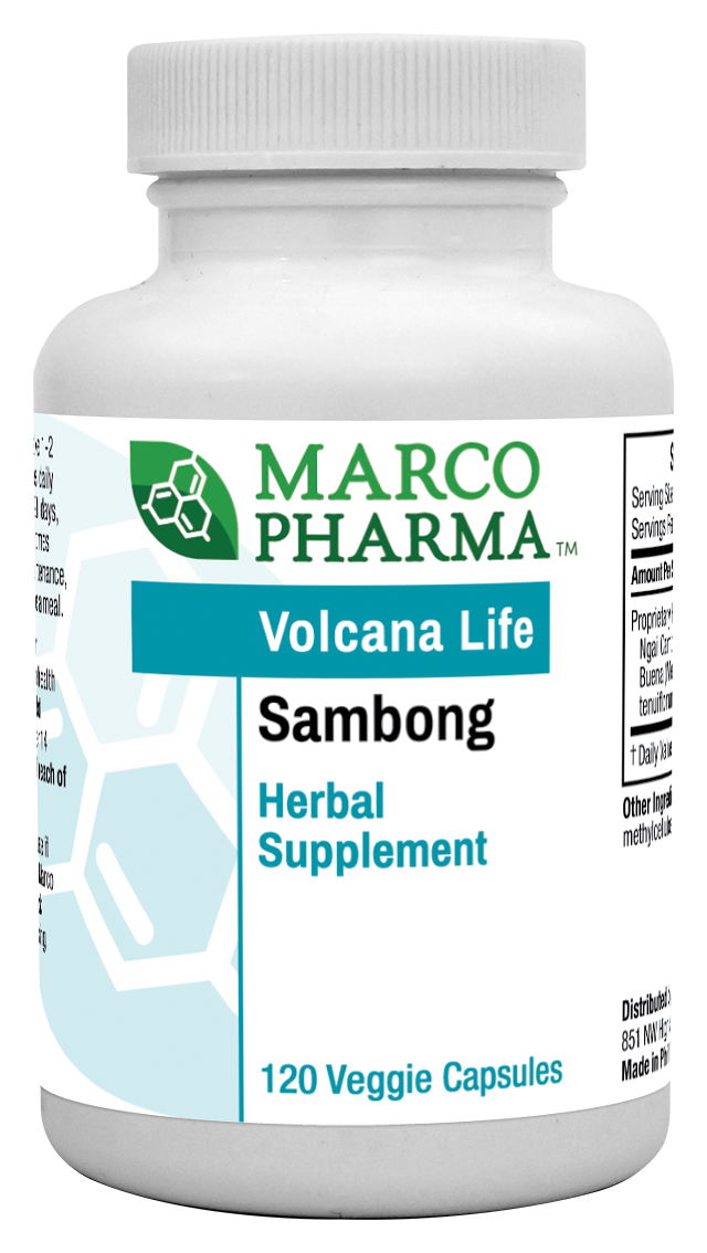 Sambong by Volcana Life Marco Pharma  120 Capsules