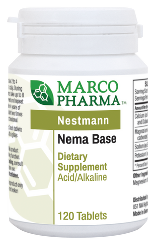 Nema Base (Acid/Alkaline) by Marco Pharma  120 Tablets