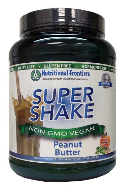 Super Shake Peanut Butter by Nutritional Frontiers 1.009 Kg (2.24 lbs.)