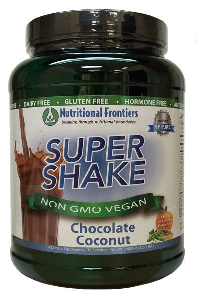 Super Shake Chocolate Coconut by Nutritional Frontiers 1.009 Kg (2.24 lbs.)
