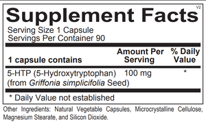 5-HTP 100mg 90 capsules by Ortho Molecular