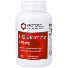 Glutamine Tablets - L-Glutamine By Protocol for Life Balance - 1000 mg 120 capsules