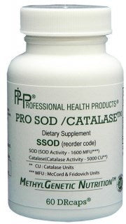 PRO SOD / Catalase from Professional health Products ( PHP ) 60 capsules