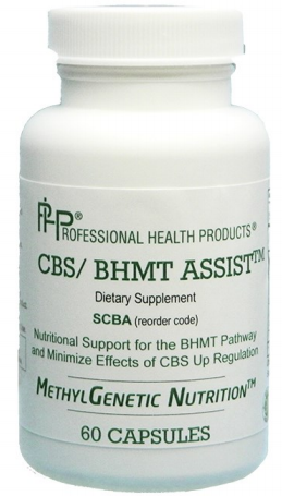 CBS / BHMT Assist by Professional Health Products ( PHP )  60 Capsules