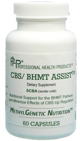 CBS / BHMT Assist from Professional Health Products ( PHP )  60 Capsules