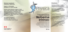Berberine Intrinsic by Physica Energetics 2 oz. (60 ml)