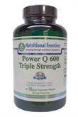 Power Q 600 by Nutritional Frontiers (Da Vinci Labs) 300 mg CoQ10 Triple Strength 60 Chewables