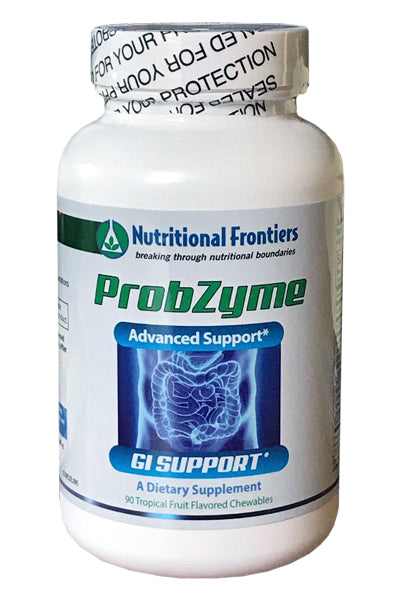 ProbZyme by Nutritional Frontiers 90 chewable wafers Tropical Fruit Flavor