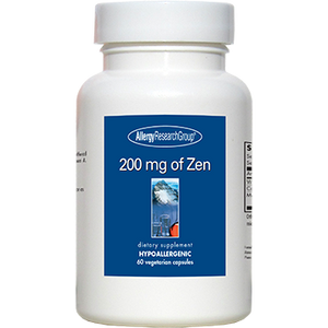 Relaxation Supplement 200mg of Zen by Allergy Research Group 60 capsules