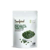 Broken Cell Wall Chlorella Tablets by Sunfood Superfoods 8 oz.