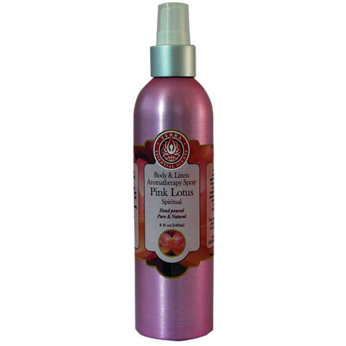 Spiritual Pink Lotus Body & Linen Spray by Terra Essential Scents 8 oz. (240 ml)