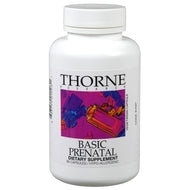 Basic Prenatal by Thorne Reseach 90 capsules (Best By Date: December 11, 2019)