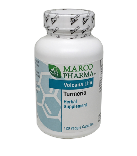 Turmeric by Volcana Life Marco Pharma  120 capsules