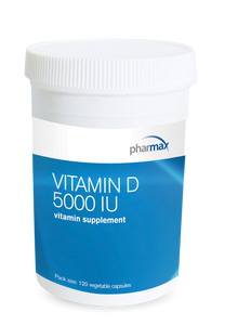 Vitamin D 5000 IU - 120 Capsules By Pharmax