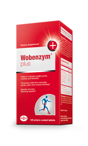 Wobenzym® Plus 120 Tablets by Mucos Pharma