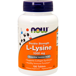 L-Lysine 1000 mg By NOW 100 Tablets