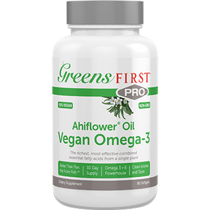 Ahiflower Vegan Omega Pro by Greens First 90 softgels