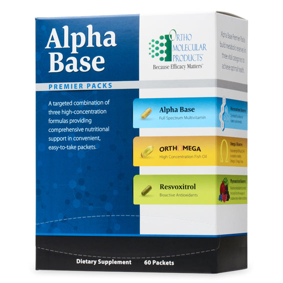 Alpha Base Premier Packs 30 packets by Ortho Molecular