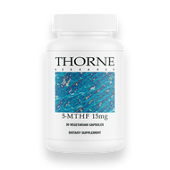 5-MTHF 15mg by Thorne Research 30 capsules (Best By Date: July 2019)