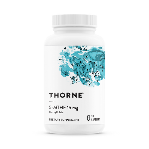 5-MTHF 15mg by Thorne Research 30 capsules (best by date: November 2018)