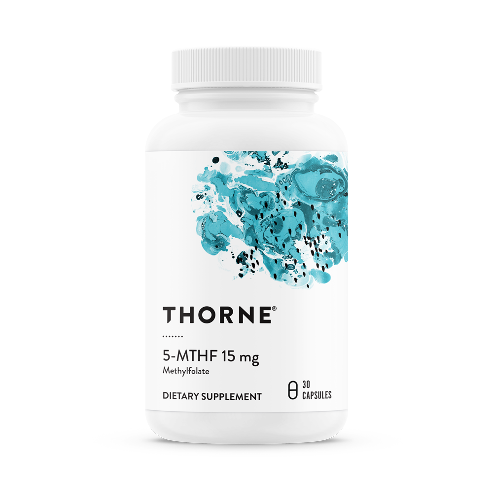 5-MTHF 15mg by Thorne Research 30 capsules (best by date: November 2018)