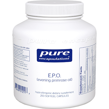 E.P.O. (Evening Primrose Oil) by Pure Encapsulations 250 softgel capsules