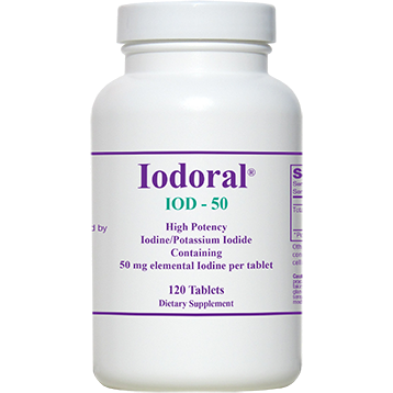 Iodoral IOD-50 By Optimox 120 Tablets