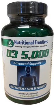 D3 5000 by Nutritional Frontiers 120 Capsules