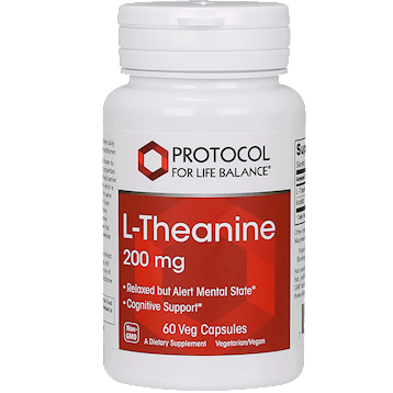 L-Theanine 200 mg by Protocol for Life Balance 60 vcaps