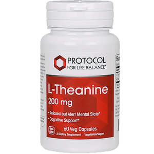 L-Theanine 200 mg by Protocol for Life Balance 60 vcaps