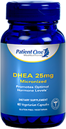 DHEA 25mg Micronized by Patient One