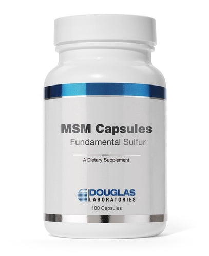 MSM Capsules Fundamental Sulfur by Douglas Laboratories 100 Capsules