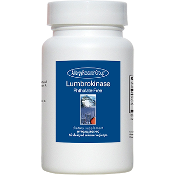 Lumbrokinase  By Allergy Research Group 60 caps