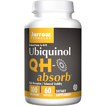 Ubiquinol QH-Absorb 100 mg By Jarrow Formulas  60 softgels