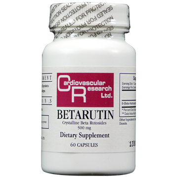 Betarutin 500 mg by Cardiovascular Research Ltd. 60 caps