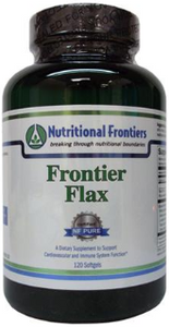 Frontier Flax by Nutritional Frontiers 120 Softgels