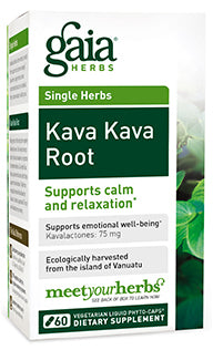 Kava Kava Root By Gaia Herbs 60 Capsules