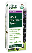 Black Elderberry Syrup By Gaia Herbs 5.4 oz Bottle