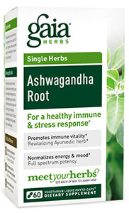 Ashwagandha Root By Gaia Herbs (Professional Solutions) 120 Capsules