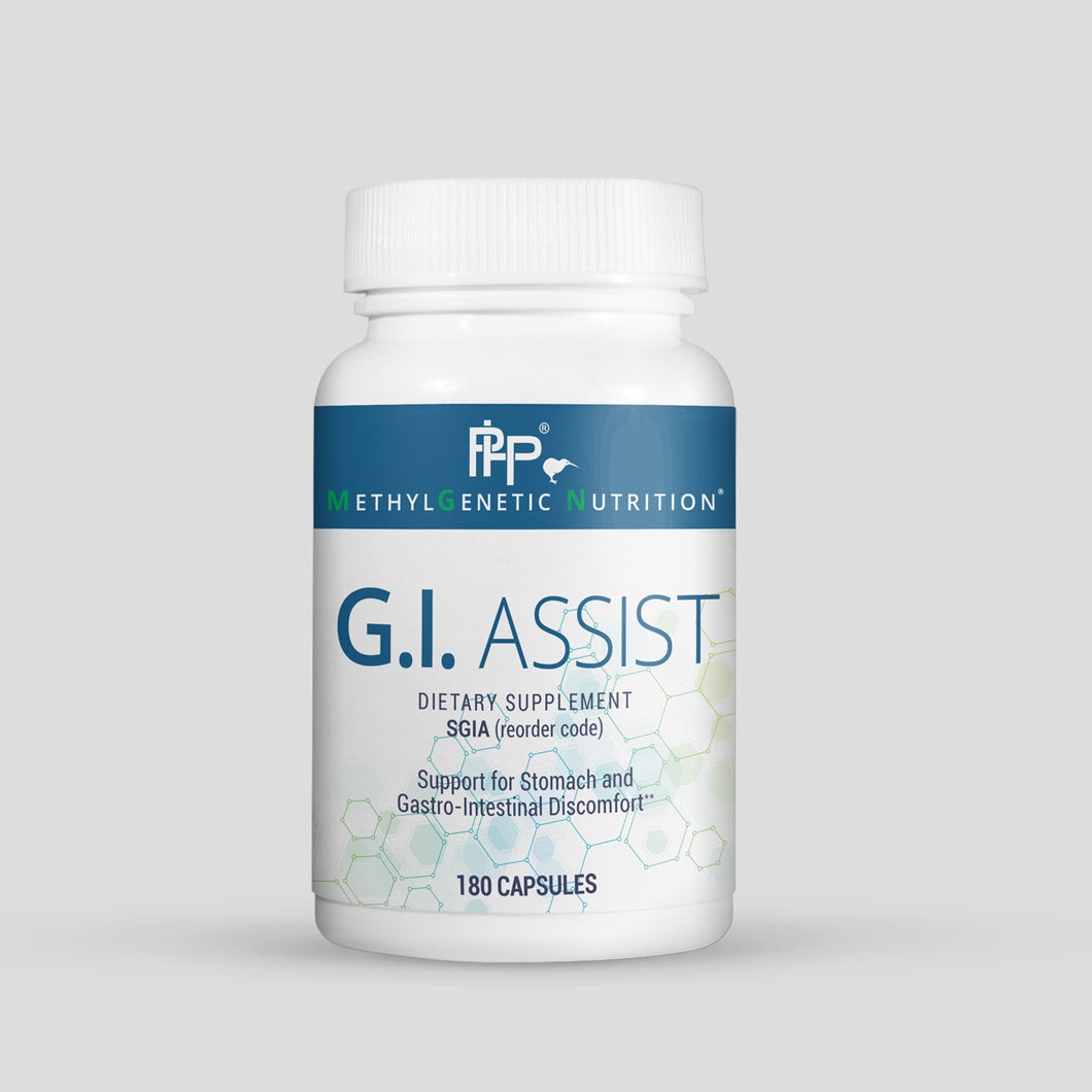 Digestive Health Supplements - GI Assist by Professional Health Products - 180 Caps