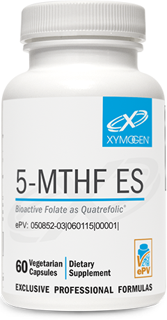 5-MTHF ES by Xymogen 60 veggie capsules (best by date: September 2018)