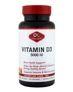 Vitamin D 5000 Iu By Olympian Labs - 100 SG