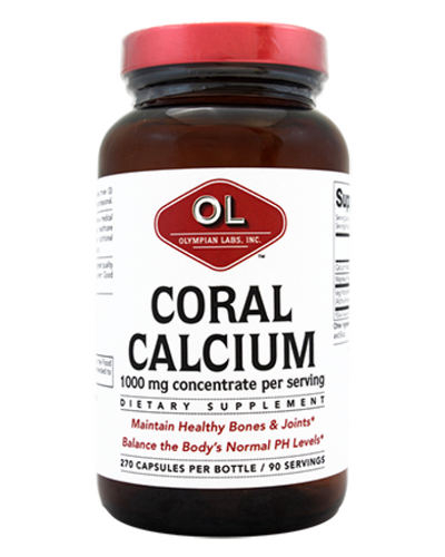 Coral Calcium 1 G By Olympian Labs - 270 CP